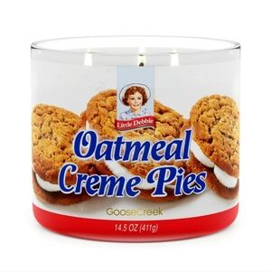 Goose Creek Little Debbie Oatmeal Creme Pie 14.5oz 3 Wick Candle